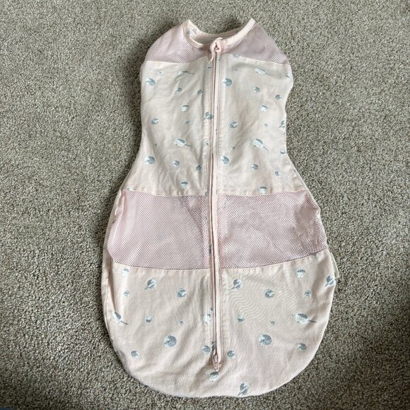 Happiest Baby Sleep Sack Swaddle Light Pink Space Size Medium 2-4 months - Picture 2 of 9